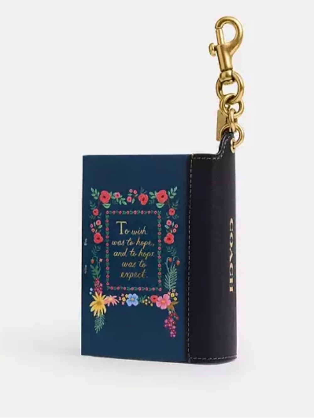 Coach Sense And Sensibility Jane Austen Mirco Book Bag Charm Leather Spine - Picture 14 of 16